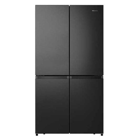 Hisense 609 Litre Pureflat French Door Refrigerator - Black Steel