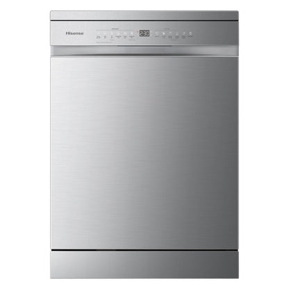 Hisense 60cm Freestanding Dishwasher with WiFi and Corner Wash - Stainless Steel
