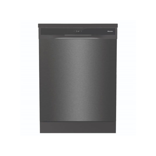Hisense 60cm Freestanding Dishwasher - Black Steel