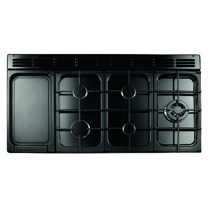 Falcon Nexus SE 110cm 5 Burner Dual Fuel Cooker - Slate & Chrome