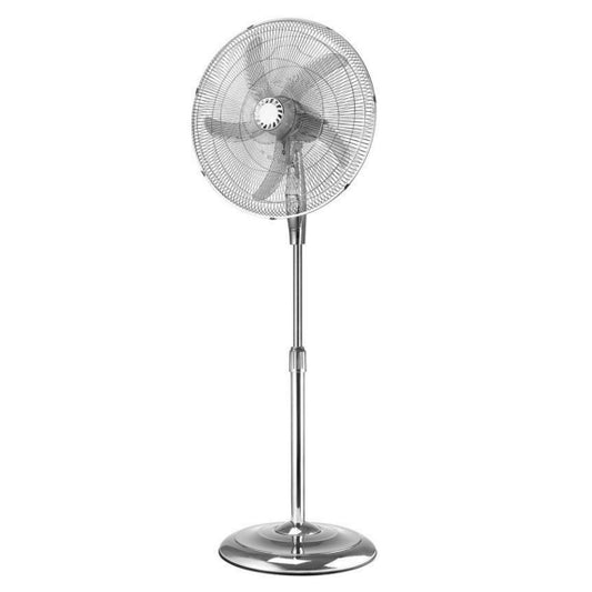 Heller 50cm Pedestal Fan With Remote - Aluminium
