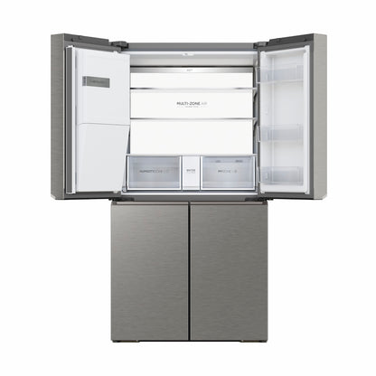 Haier 601L Quad Door Refrigerator Plumbed Ice & water