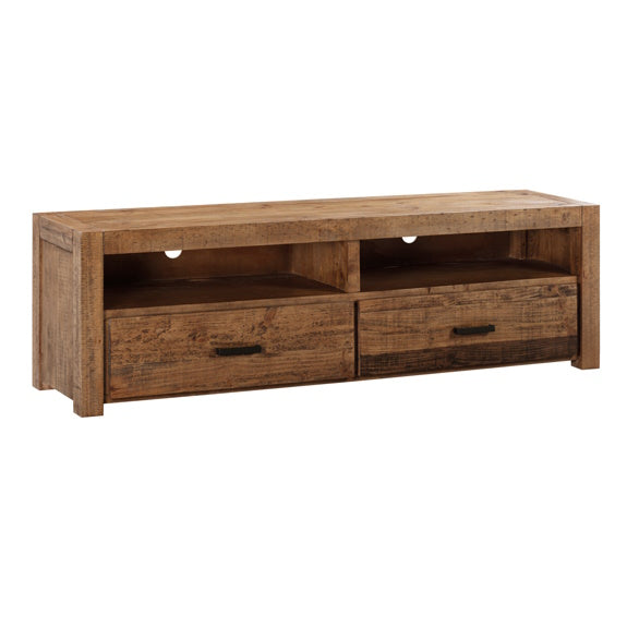 Hugo 1800mm Timber Entertainment Unit - Rustic Pine