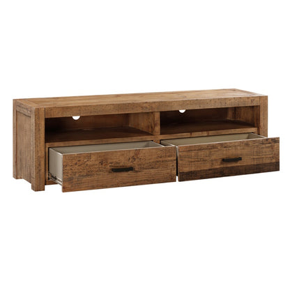 Hugo 1800mm Timber Entertainment Unit - Rustic Pine