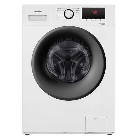 Hisense 8kg Front Load Washer - White
