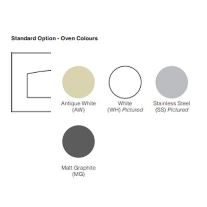 Ilve Nostalgie 60cm Built-In Single Electric Oven - Stainless Steel/Chrome