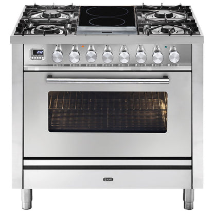 Ilve Professional Plus 90cm Freestanding Cooker - Stainless Steel