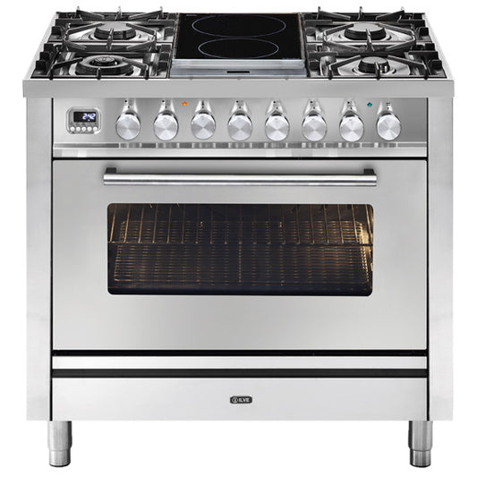 Ilve Professional Plus 90cm Freestanding Cooker - Stainless Steel