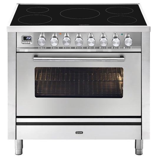 Ilve Professional Plus 90cm Freestanding Cooker - Stainless Steel