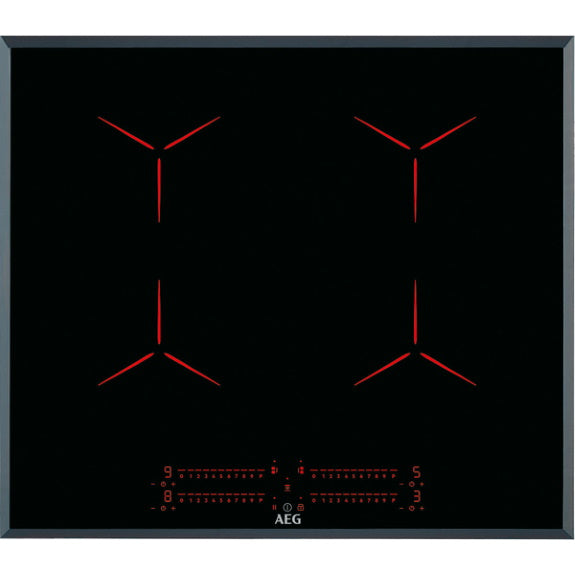AEG 60cm 4 Zone Induction Cooktop - Pure Black
