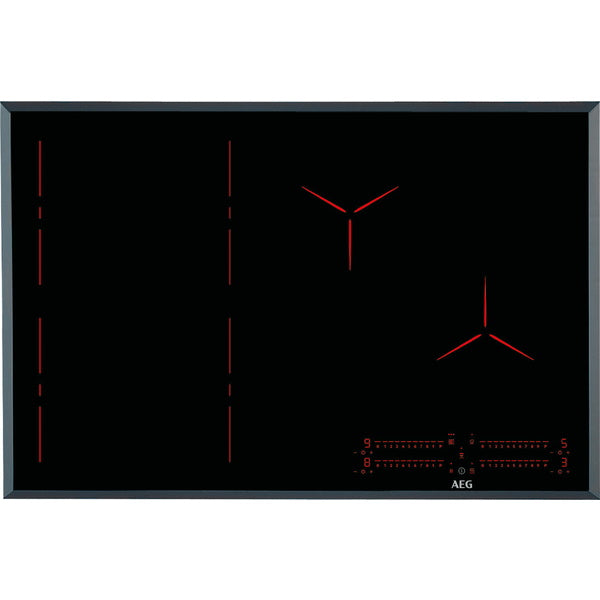 AEG 80cm 4 Zone Induction Cooktop - Pure Black