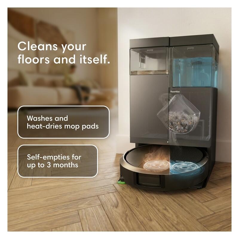 IROBOT ROOMBA PLUS 415 COMBO ROBOT VACUUM & MOP + AUTOWASH DOCK