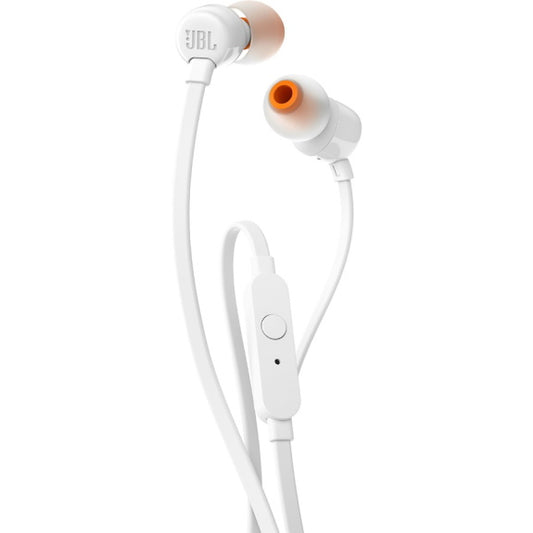 JBL T110 In-Ear Headphones - White