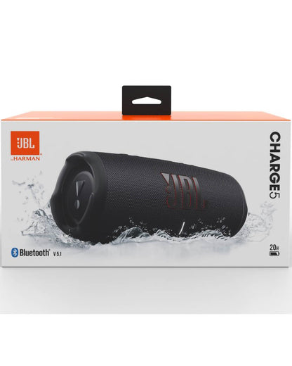 JBL Charge 5 Portable Bluetooth Speaker - Black