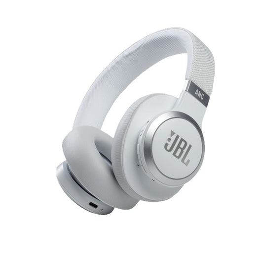 JBL Live Wireless Over Ear Noise Cancelling Headphones - White