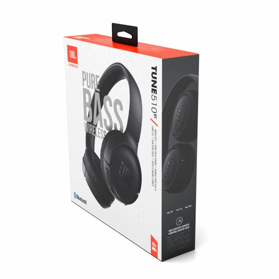 JBL Tune Wireless On-Ear Headphones - Black