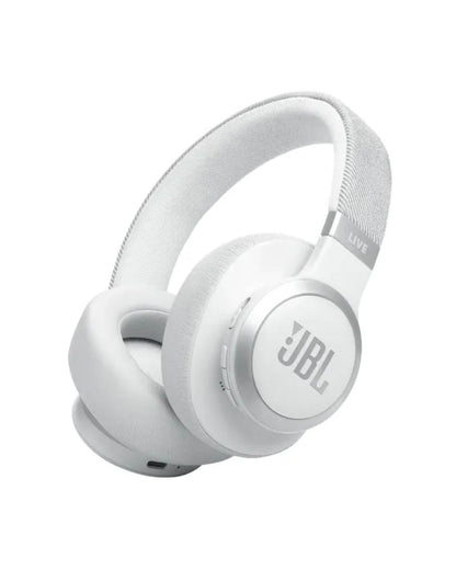 JBL Live 770 Over-Ear BT ANC Headphones - White