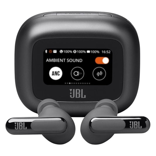 JBL Live Beam 3 Noise-Cancelling Wireless In-Ear Headphones - Black