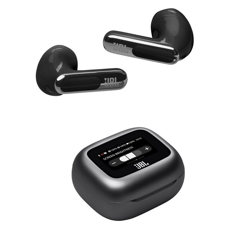JBL Live Flex Noise-Cancelling True Wireless In-Ear Headphones - Black