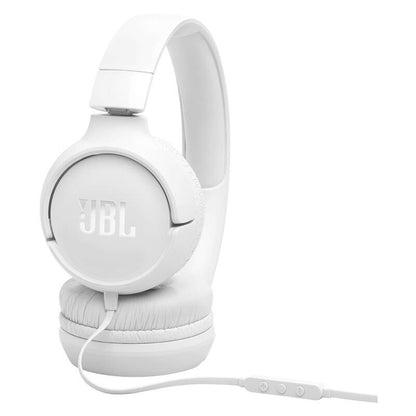 JBL Tune 520C Wired On-Ear Headphones with USB-C Plug - White