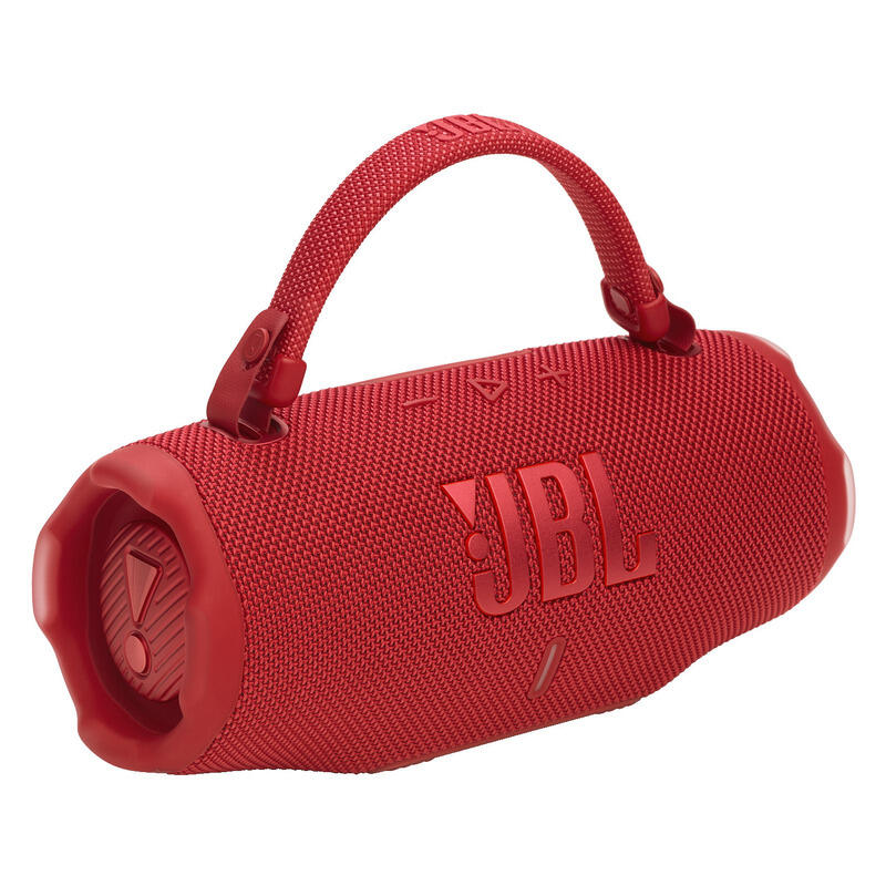 JBL Charge 6 Bluetooth Speaker and Detachable Handle Strap - Red