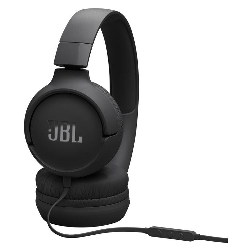 JBL Tune 520C Wired On-Ear Headphones with USB-C Plug - Black