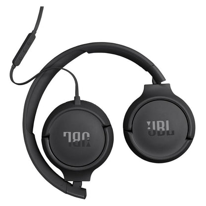 JBL Tune 520C Wired On-Ear Headphones with USB-C Plug - Black