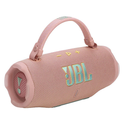 JBL Charge 6 Bluetooth Speaker and Detachable Handle Strap - Pink
