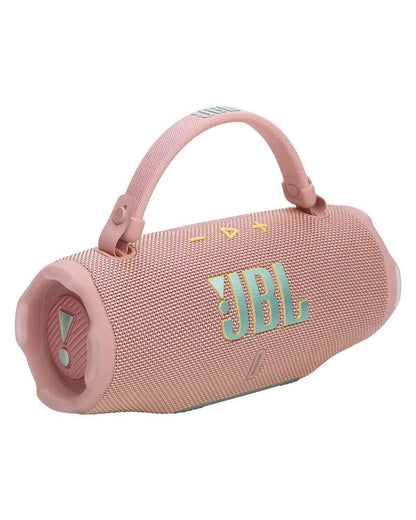 JBL Charge 6 Bluetooth Speaker and Detachable Handle Strap - Pink