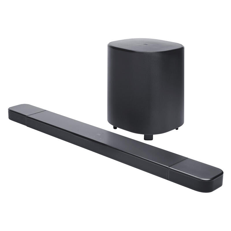 JBL 7.1 Channel Virtual Atmos Soundbar with Subwoofer and Detachable Speakers - Black