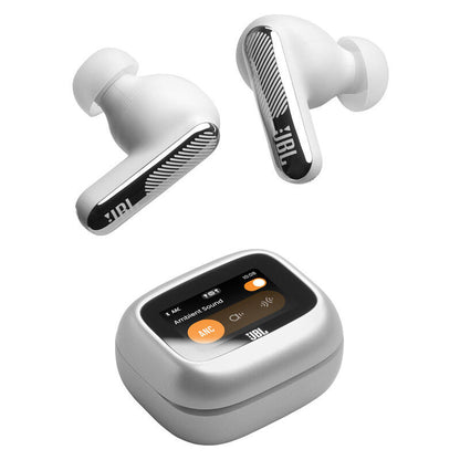 JBL Live Beam 4 TWS Adaptive Noise Cancelling Earbuds - Silver
