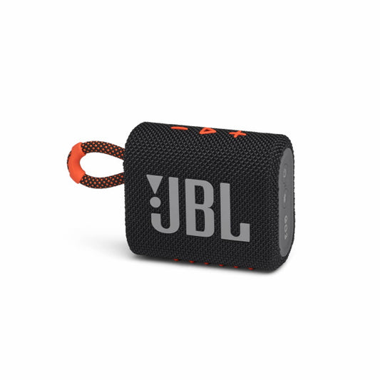 JBL GO 3 Bluetooth Speaker - Black & Orange