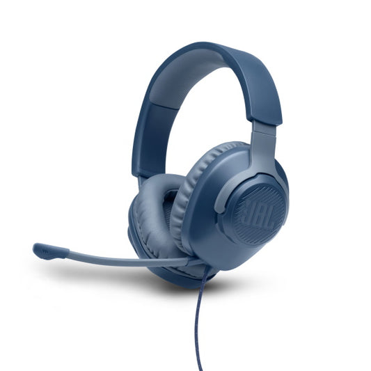 JBL Quantum 100 Over-Ear Gaming Headset - Blue