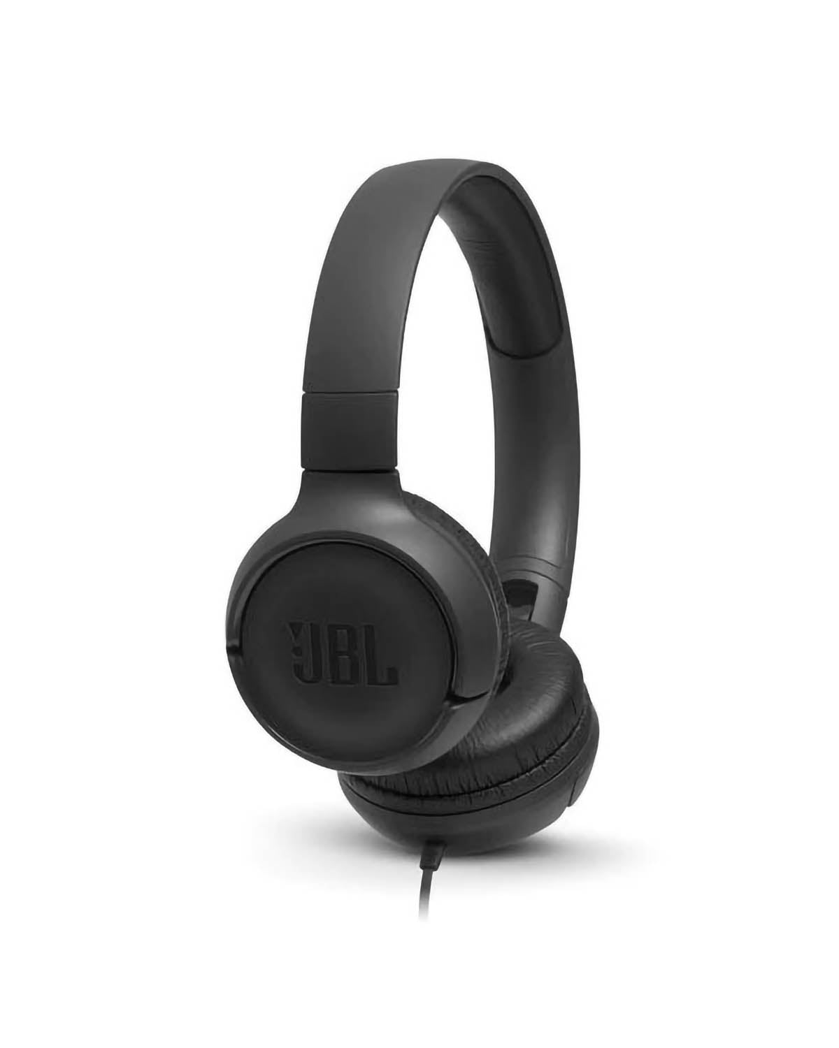 JBL Tune 500 Wired On Ear Headphones - Black
