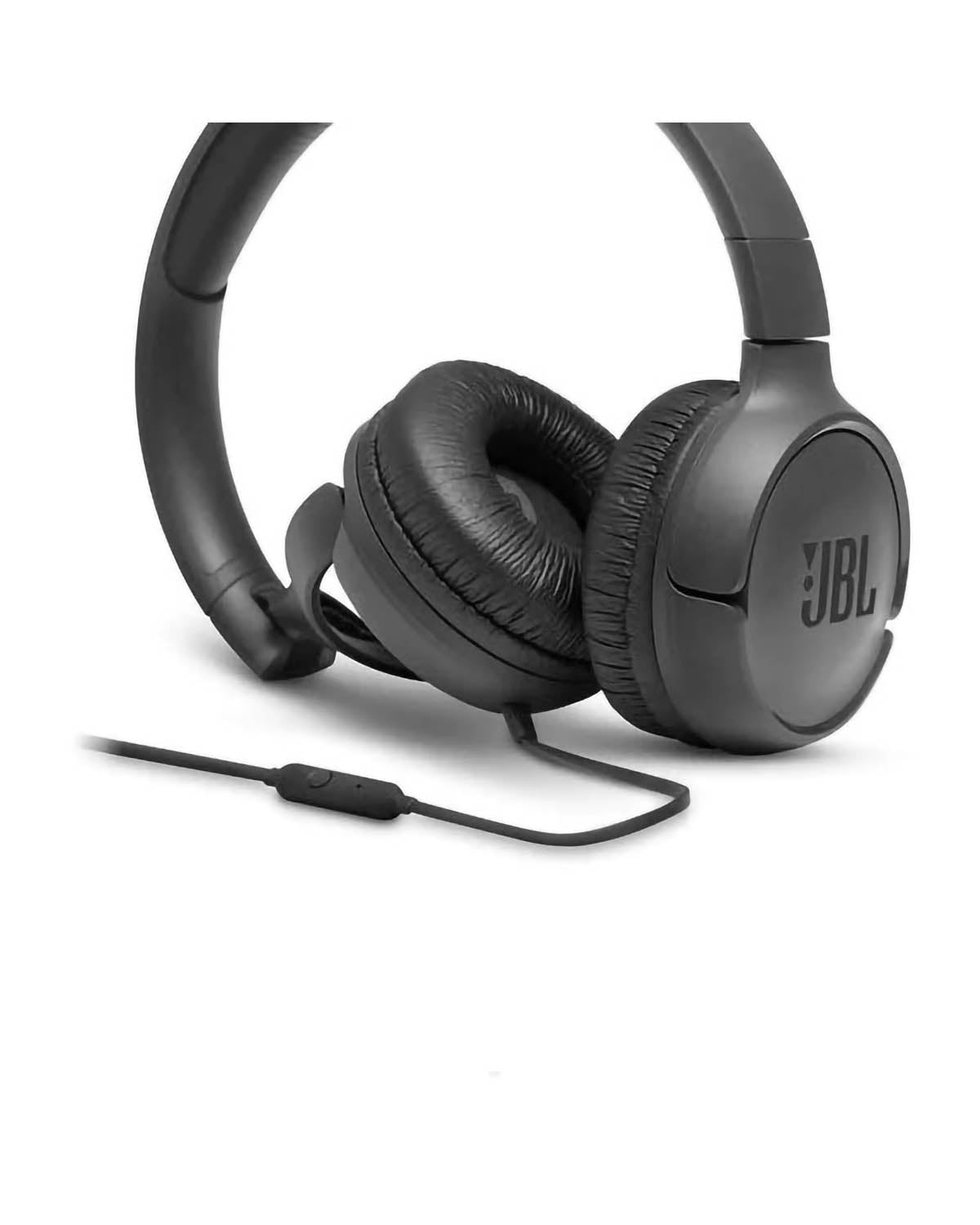 JBL Tune 500 Wired On Ear Headphones - Black