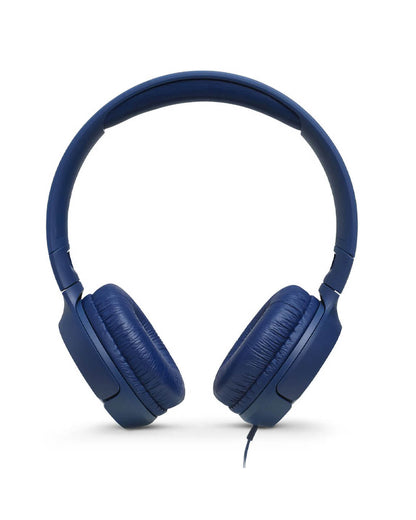 JBL Tune 500 Wired On Ear Headphones - Blue