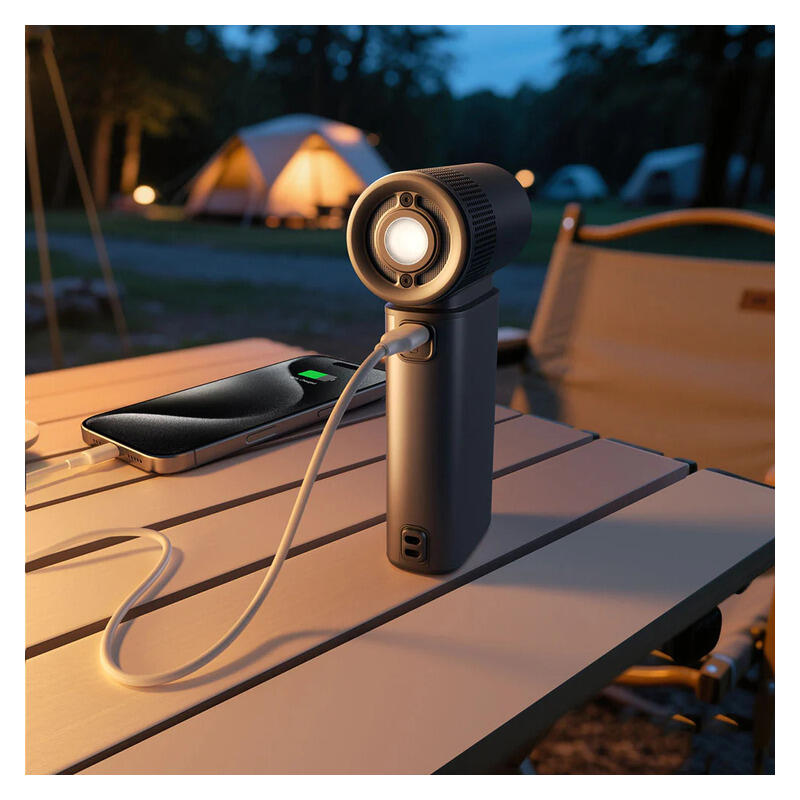 JisuLife Ultra2 Handheld Fan with Light - Black