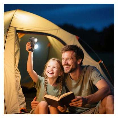JisuLife Ultra2 Handheld Fan with Light - Black