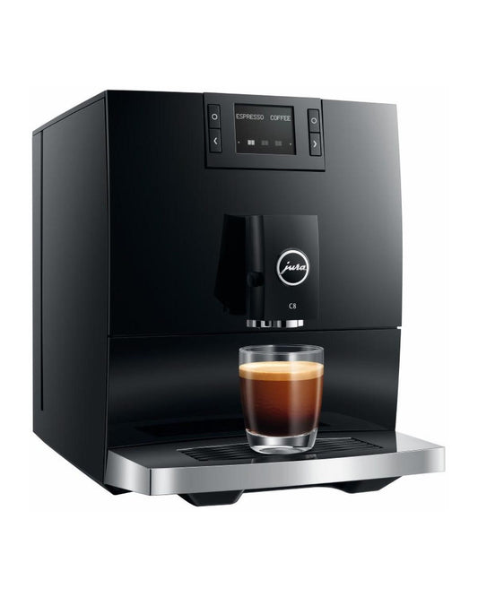 Jura C8 Fully Automatic Coffee Machine - Piano Black