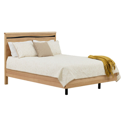 Kaitlyn Timber King Bed with Live Edge - Mountain Ash
