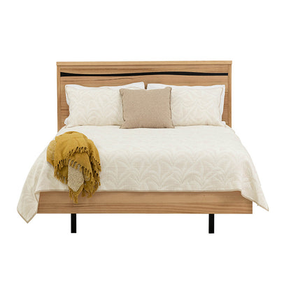 Kaitlyn Timber King Bed with Live Edge - Mountain Ash