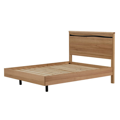 Kaitlyn Timber King Bed with Live Edge - Mountain Ash