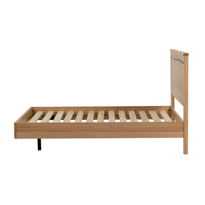 Kaitlyn Timber King Bed with Live Edge - Mountain Ash