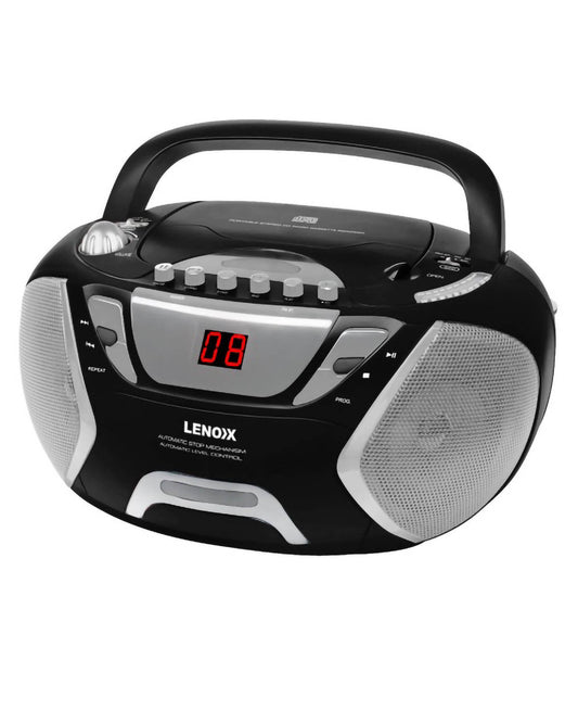 Lenoxx Portable CD/Cassette Player - Black