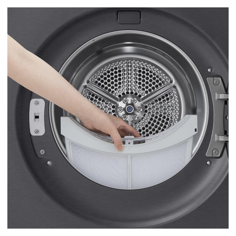 LG 9kg AI Heat Pump Condenser Dryer - Matte Black (Series 9)