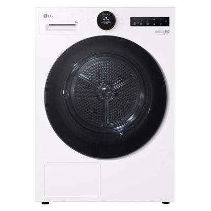 LG 9kg AI Heat Pump Condenser Dryer - White (Series 9)