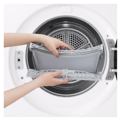 LG 9kg AI Heat Pump Condenser Dryer - White (Series 9)