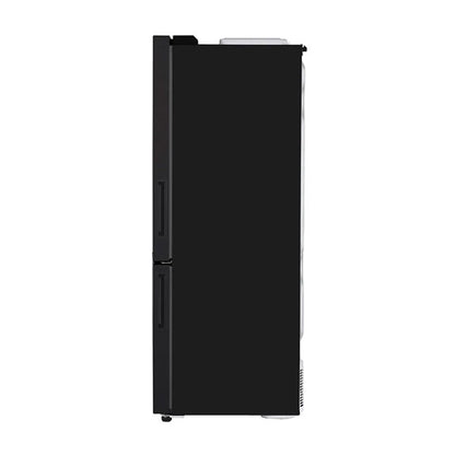 LG 420 Litre Bottom Mount Refrigerator - Black Steel Finish