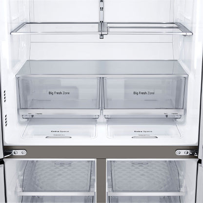 LG 637 Litre French Door Refrigerator - Matte Black