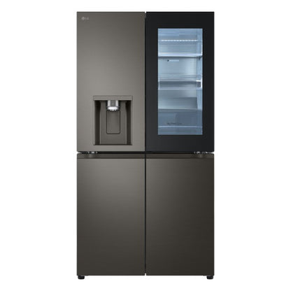 LG 642 Litre  French Door Refrigerator with InstaView - Black Stainless Steel